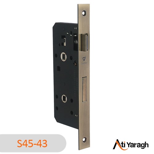 قفل سرویسی آکس 4.5 سانت سیفتی SAFETY رنگ خط کش زیتونی