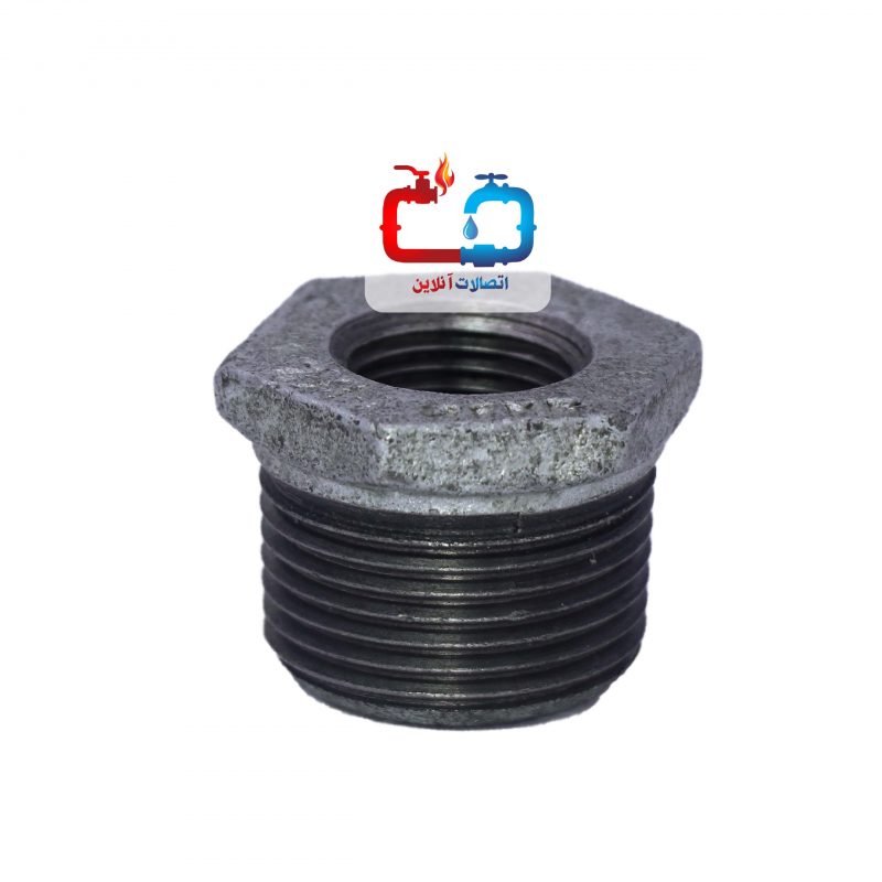 تبدیل دنده‌ای 1/2*1 اینچ گالوانیزه مک