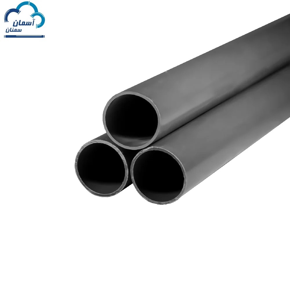 لوله 21 خم گرم طوسی آسمان سمنان (PVC) 1500 گرم ✅️ خرید عمده
