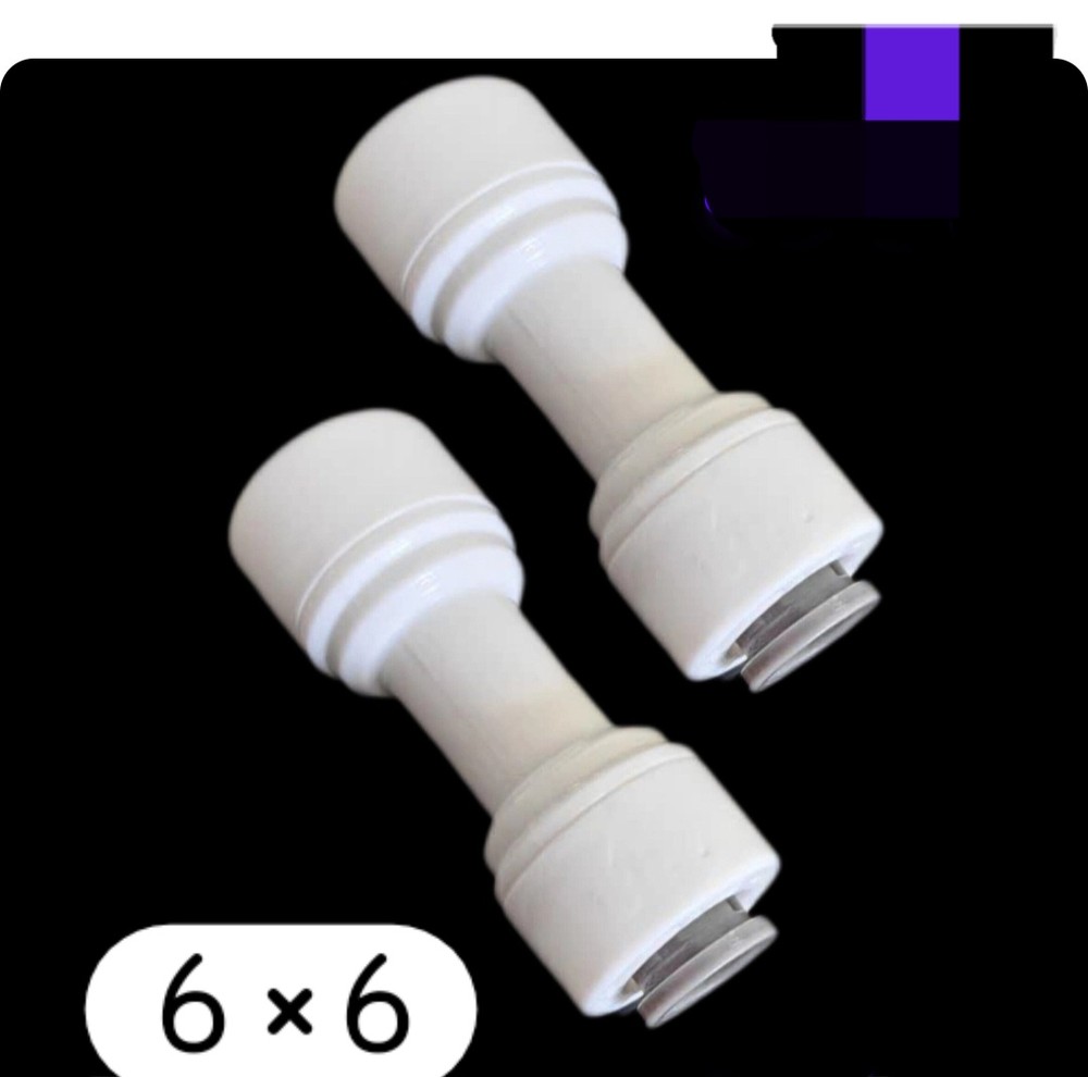فیتینگ رابط دو سر فیتینگ سایز 6