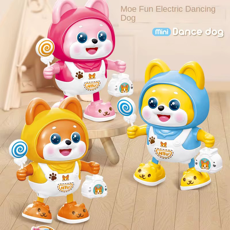 سگ رقصنده موزیکال و چراغدار