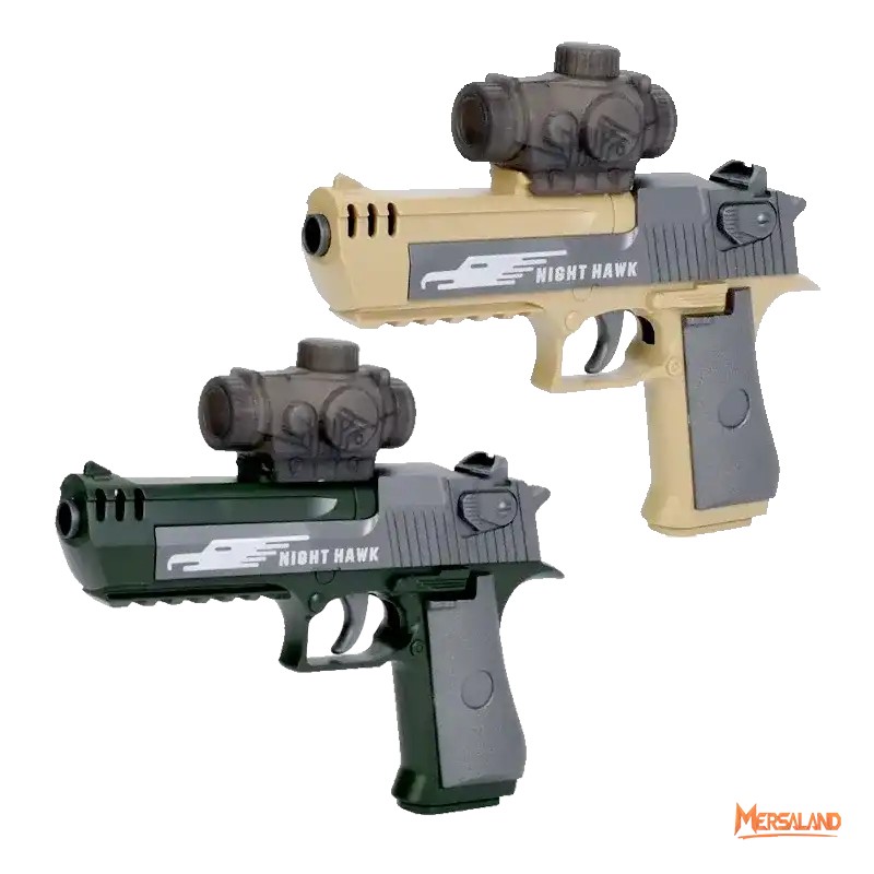 تفنگ اسباب بازی نایت هاوک 2 کاره مدل Super Gun Night Hawk