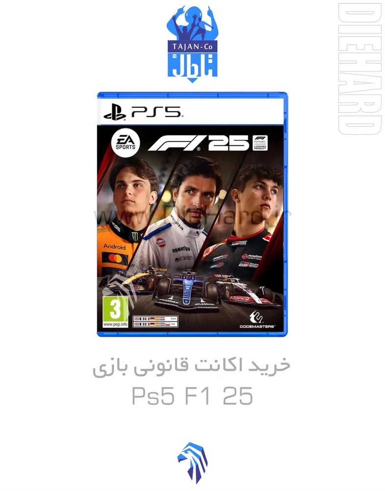 اکانت قانونی ظرفیت دوم بازی PS5 F1 25