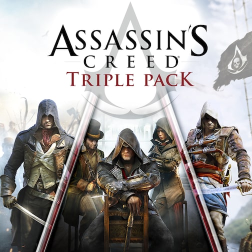 اکانت قانونی Assassin's Creed Triple Pack: Black Flag, Unity, Syndicate برای PS4 & PS5