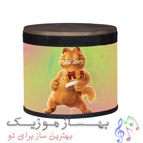 طبلک کودک طرح گارفیلد (طبلک شادی)