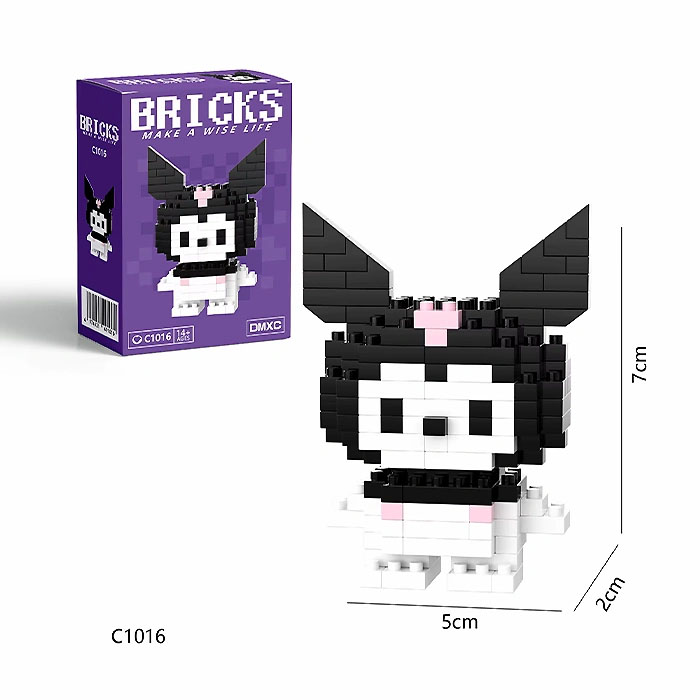 لگو بریکس کرومی Bricks | فیگور ساختنی Kuromi C1016
