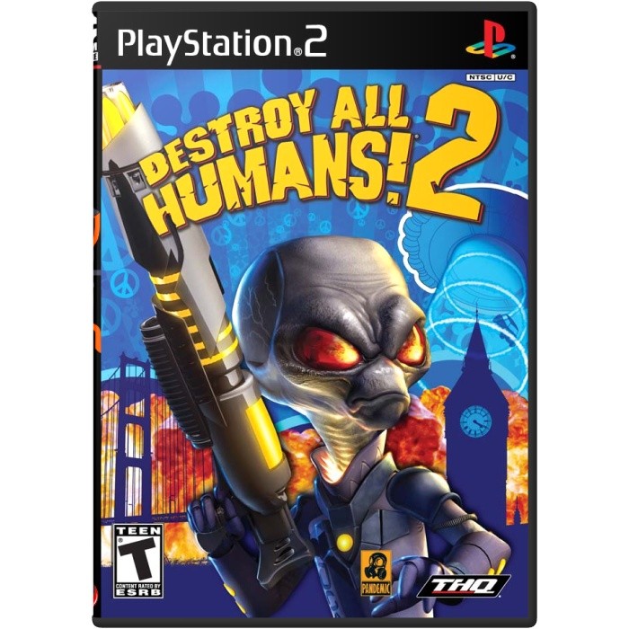 بازی نابودی همه انسان ها Destroy All Humans! 2 برای پلی استیشن 2