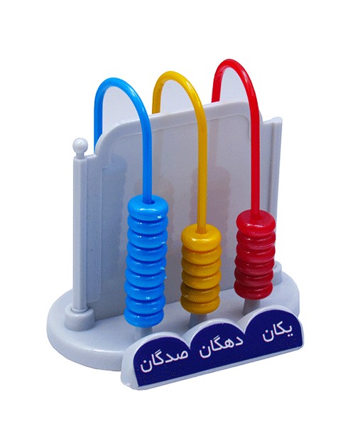 چرتکه بیضی 3 میل میله پلاستیک