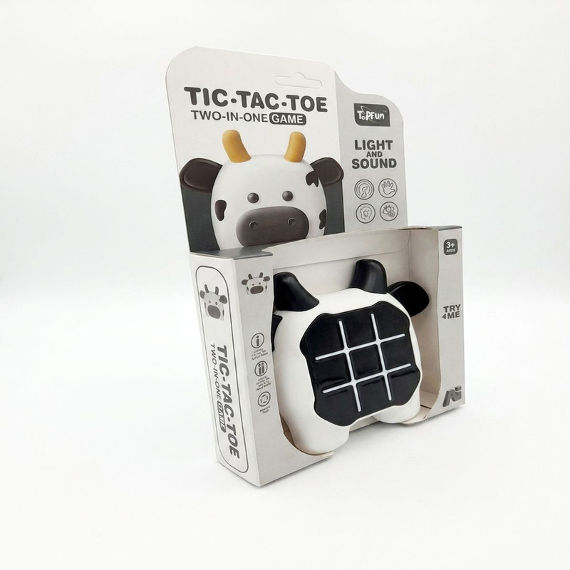 بازی فکری دوز دیجیتال مدل TIC-AC-TOE، دو نفره، مناسب 3 سال به بالا، با نور و صدا، مدت زمان بازی کمتر از 30 دقیقه و درجه سختی آسان