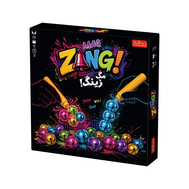 بازی فکری پلی مگنت مدل مگ زینگ