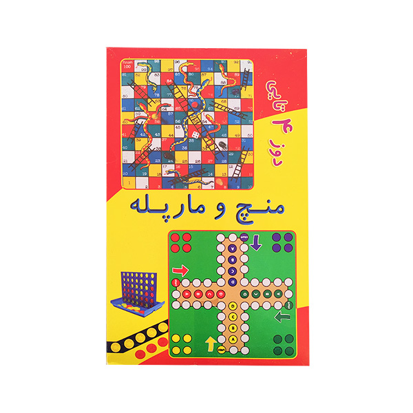 بازی فکری دوز 4 تایی و منچ و مارپله