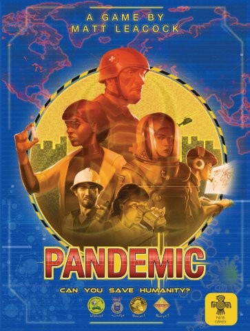 بسته بازی کارتی پندمیک (PANDEMIC)،(باجعبه) مایا گیمز