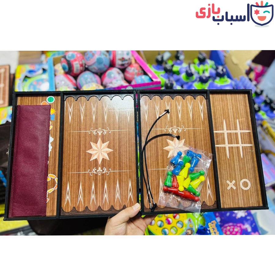پک بازی 9 کاره ام دی اف MDF