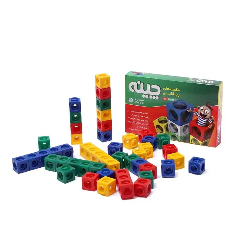 مکعب‌های ریاضی چینه 40 عددی آوای باران