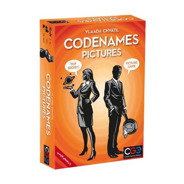 بازي کد نیمز تصاویر Code Names Pictures (سرزمین ذهن زیبا) جعبه ای