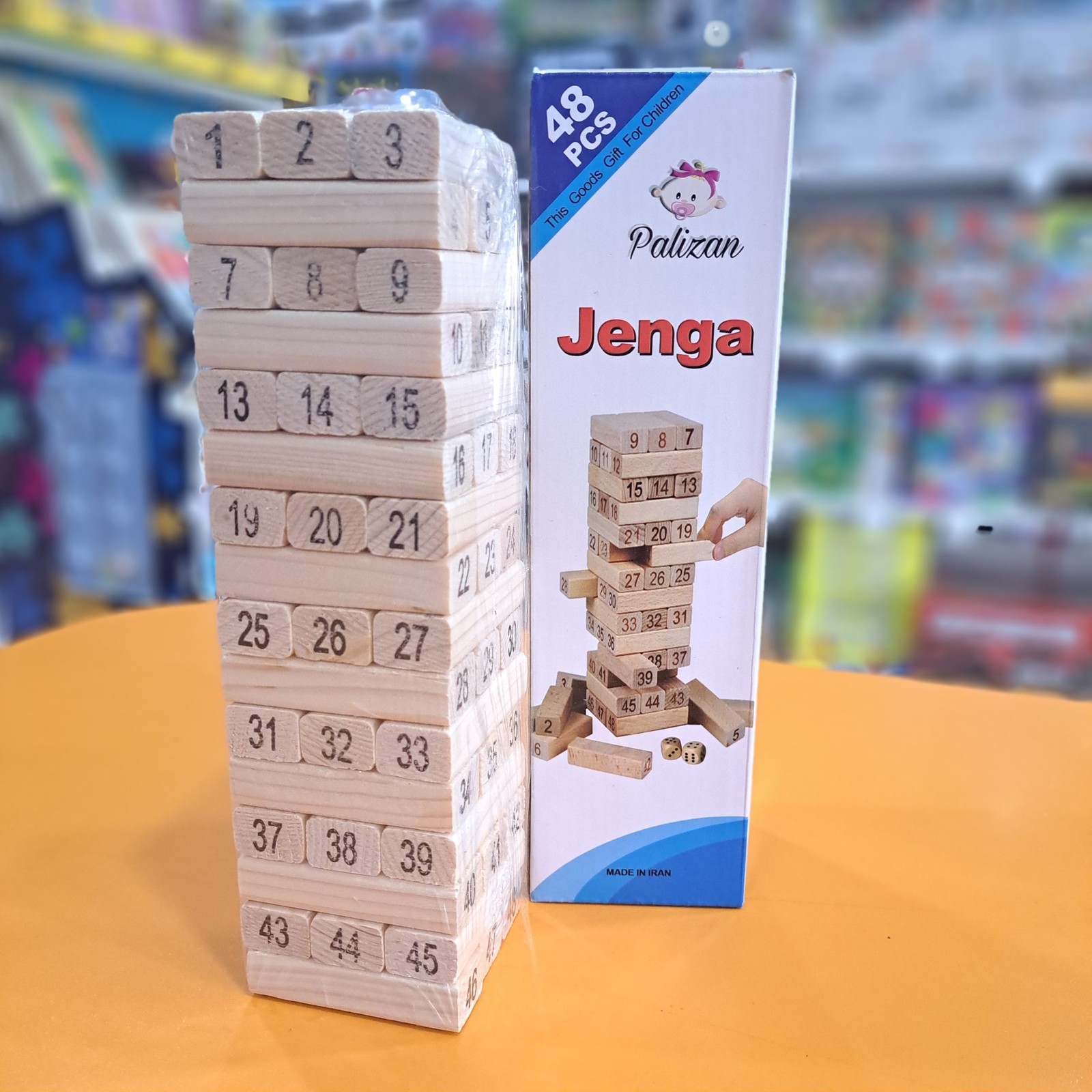 بازی فکری برج هیجان جنگا (Jenga) پالیزان