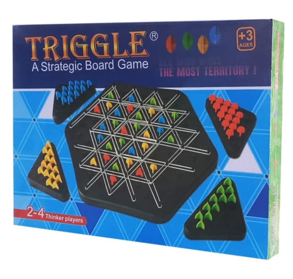 بازی فکری تریگل Triggle مدل بازی استراتژیک 2 تا 4 نفره