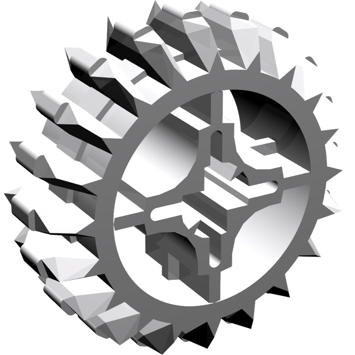 DOUBLE CONICAL WHEEL Z20 1M
