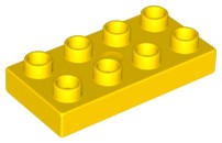 LegoDuplo, Plate 2 x 4 x 1/2