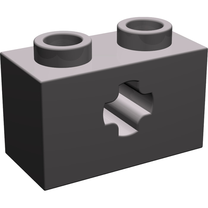 BRICK 1X2 WITH CROSS HOLE