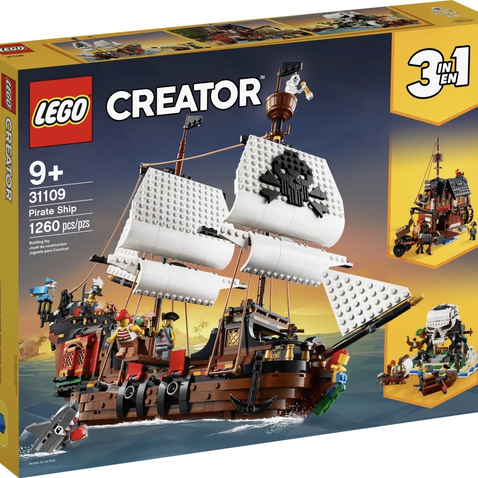 لگو کرییتور کشتی دزدان دریایی Pirate Ship کد ۳۱۱۰۹