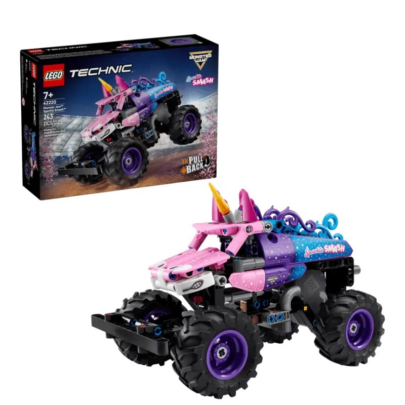 لگو Monster Jam Sparkle Smash Pull-Back سری تکنیک کد 42220