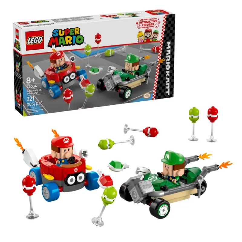 لگو Mario Kart™ – Baby Mario vs. Baby Luigi سری سوپر ماریو کد 72034
