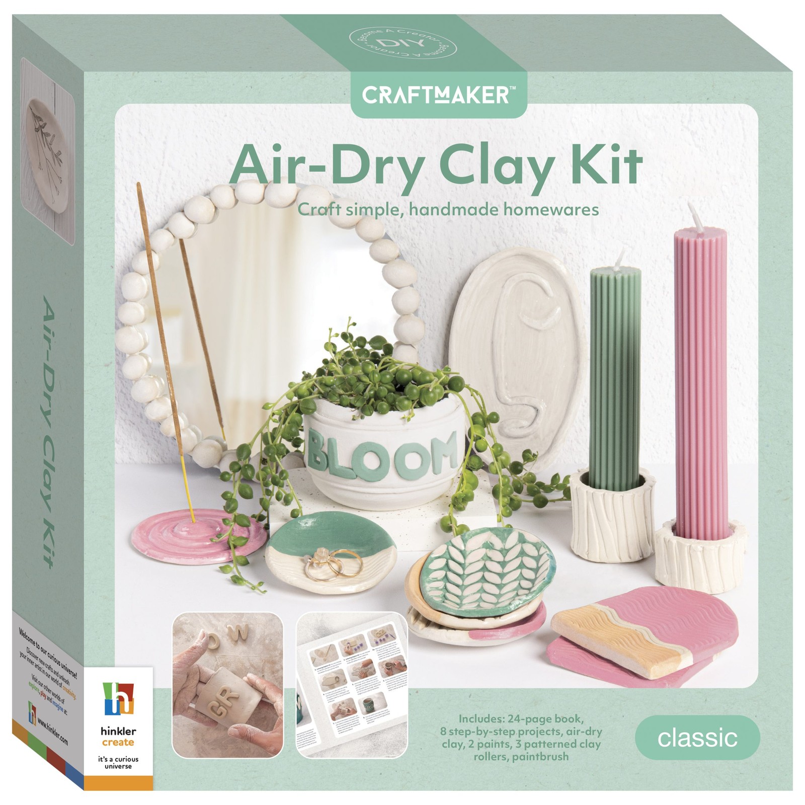 CraftMaker Air-Dry Clay Kit (2024 Ed)