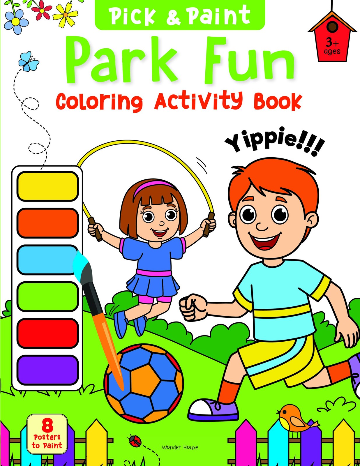 Pick and Paint Coloring Activity Book for Kids Park fun