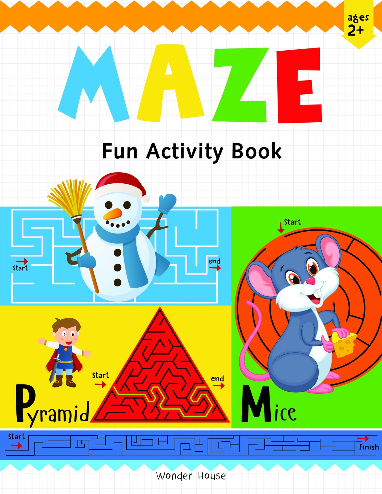 Preschool Activity Book Maze Fun Activity Book for Kids