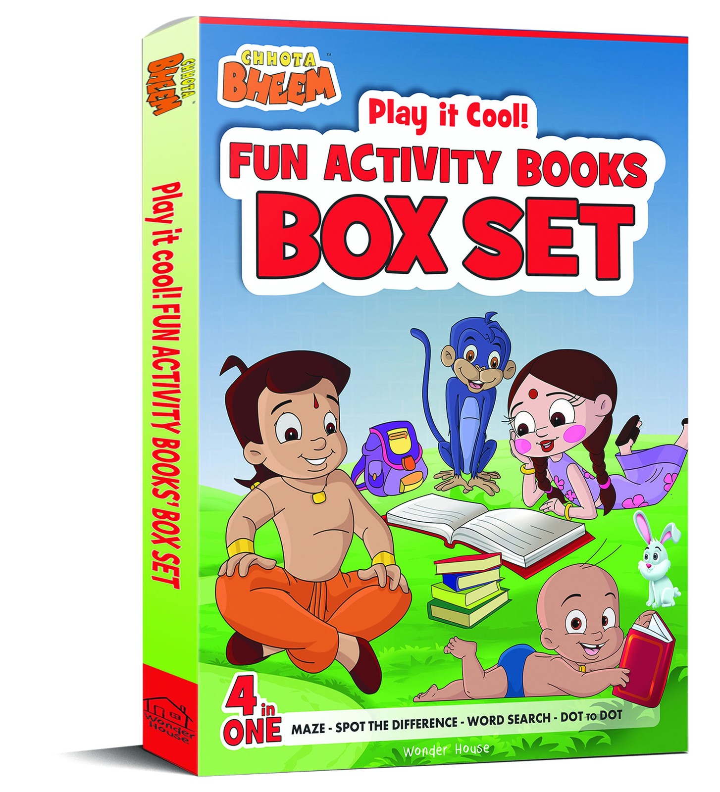 Chhota Bheem Play It Cool Fun Activity Books Box Set