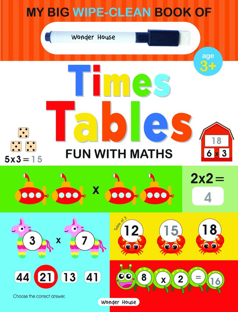 My Big Wipe and Clean Book of Times Tables for Kids