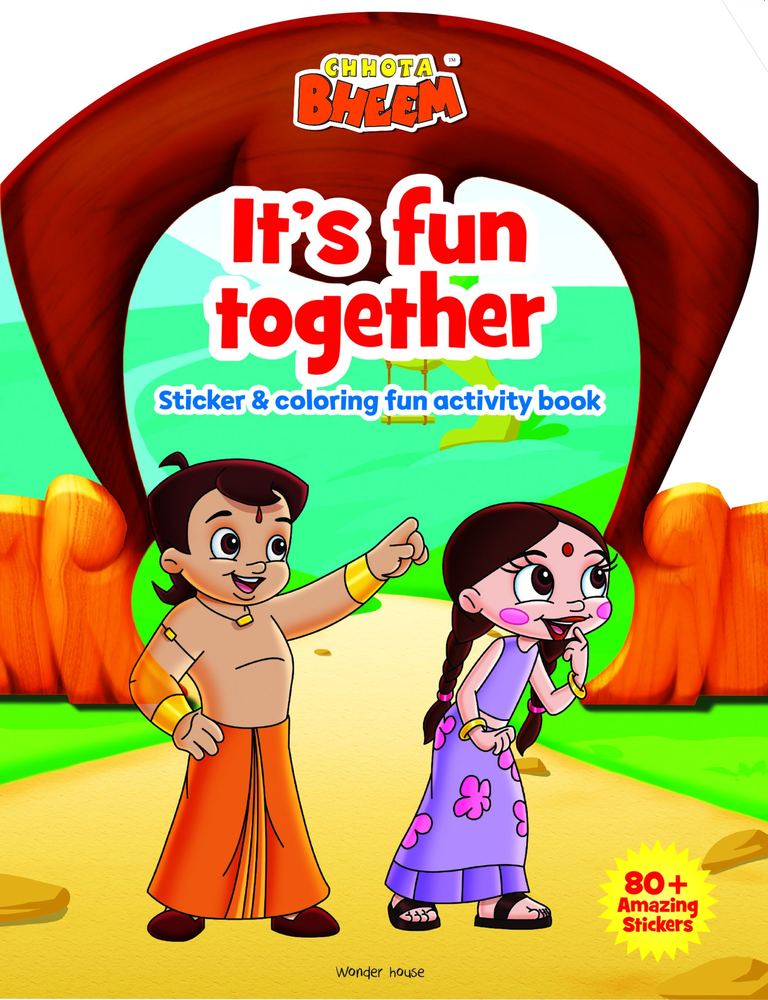 Chhota Bheem Its Fun Together Sticker and Coloring Fun Activity Book
