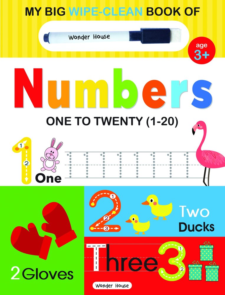 My Big Wipe and Clean Book of Numbers for Kids 1 to 20