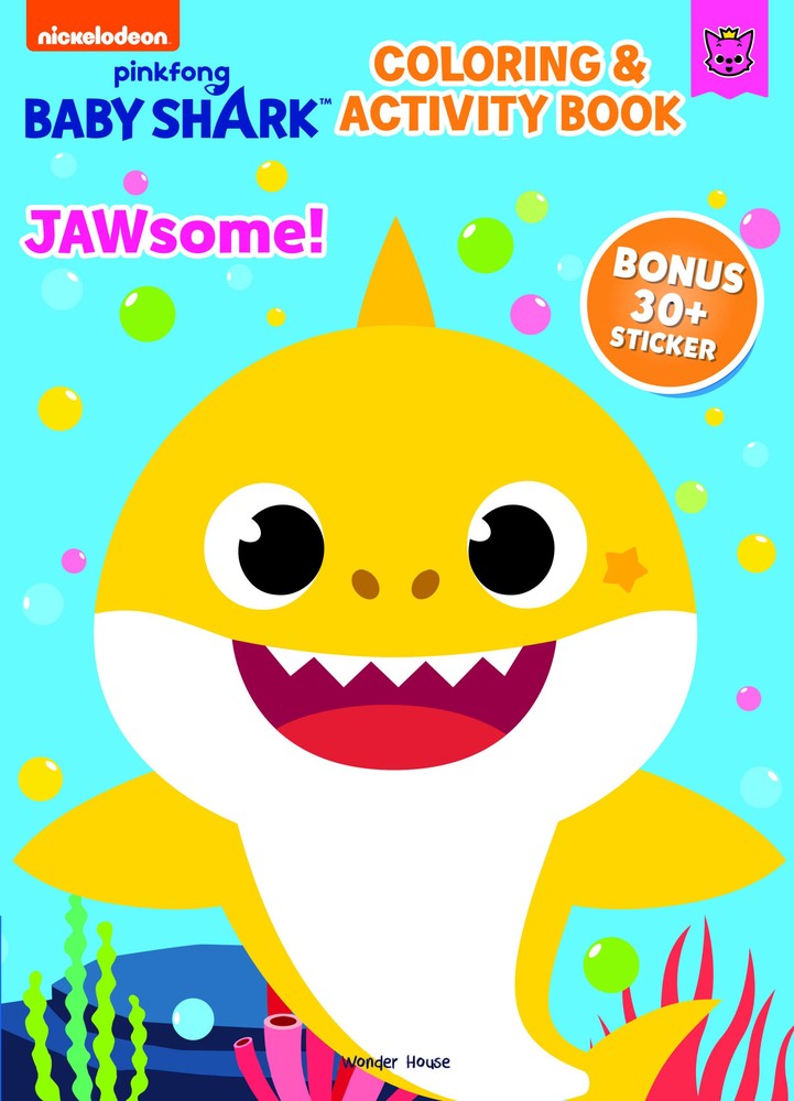 Pinkfong Baby Shark Jawsome Fun Coloring and Activity Book