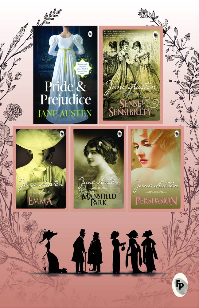 Greatest Works of Jane Austen (Set of 5 Books)