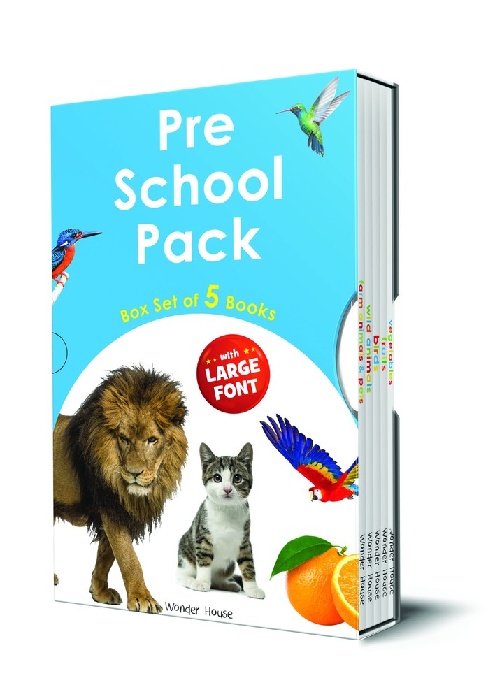 Early Learning Library Pack 2 : Box Set of 5 Books (Big Board Books Series, Large Font)