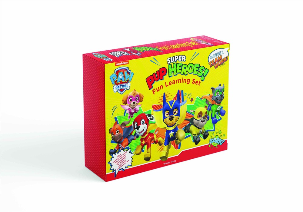 Nickelodeon Paw Patrol – Super Pup Heroes off Duty! : Fun Learning Set (With Wipe And Clean Mats, Co