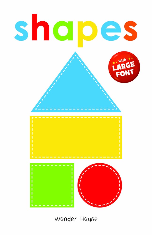 Shapes – Early Learning Board Book With Large Font : Big Board Books Series