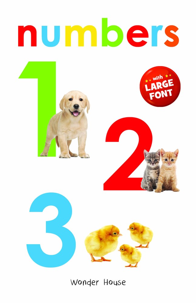 Numbers – Early Learning Board Book With Large Font : Big Board Books Series