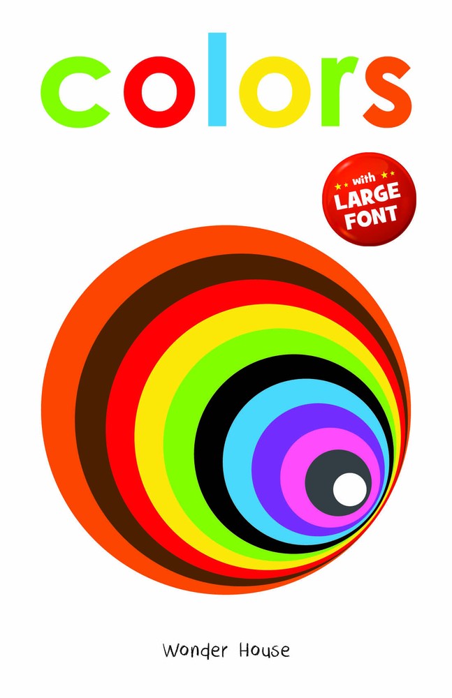Colors – Early Learning Board Book With Large Font : Big Board Books Series