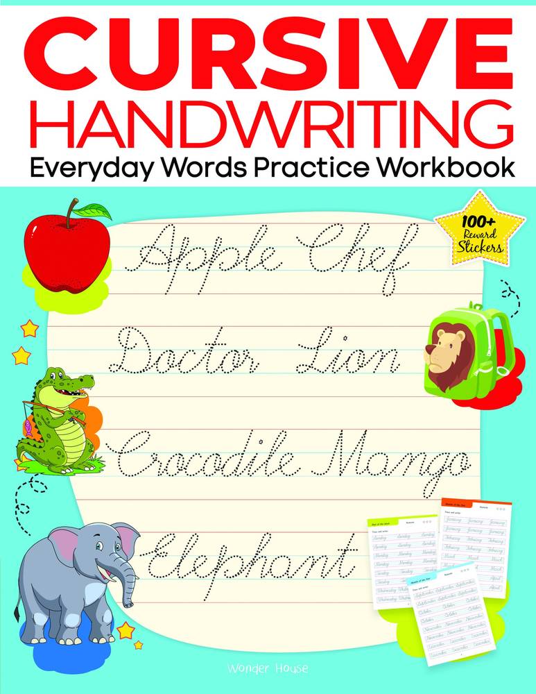 Cursive Handwriting – Everyday Words: Practice Workbook For Children