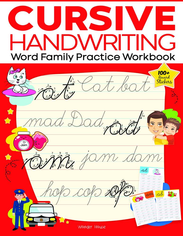 Cursive Handwriting – Word Family: Practice Workbook For Children