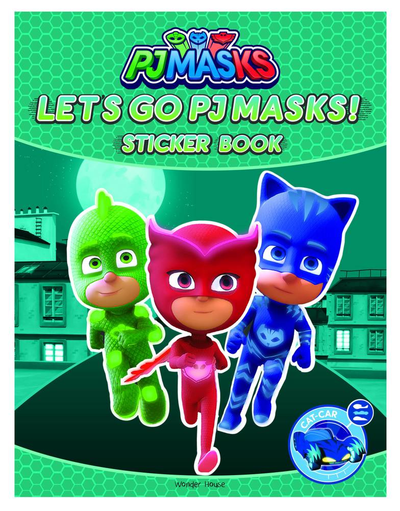 Lets Go PJ Masks Stickers Book : Fun Activity Books For Kids (PJ Masks)
