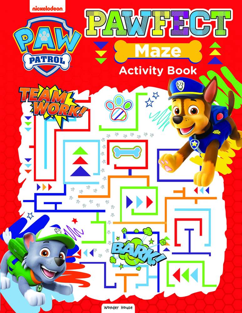 Paw Patrol Pawfect Maze Activity book: Activity Books For Kids