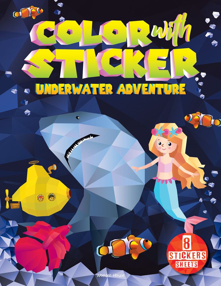 Color with sticker Underwater Adventure