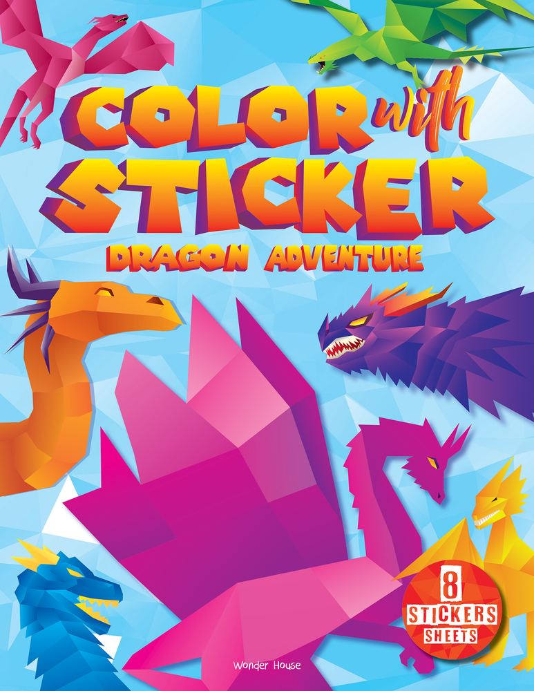 Color with sticker Dragon Adventure