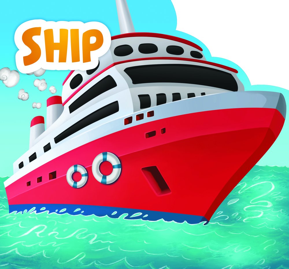 My First Shaped Board Books For Children: Transport – Ship