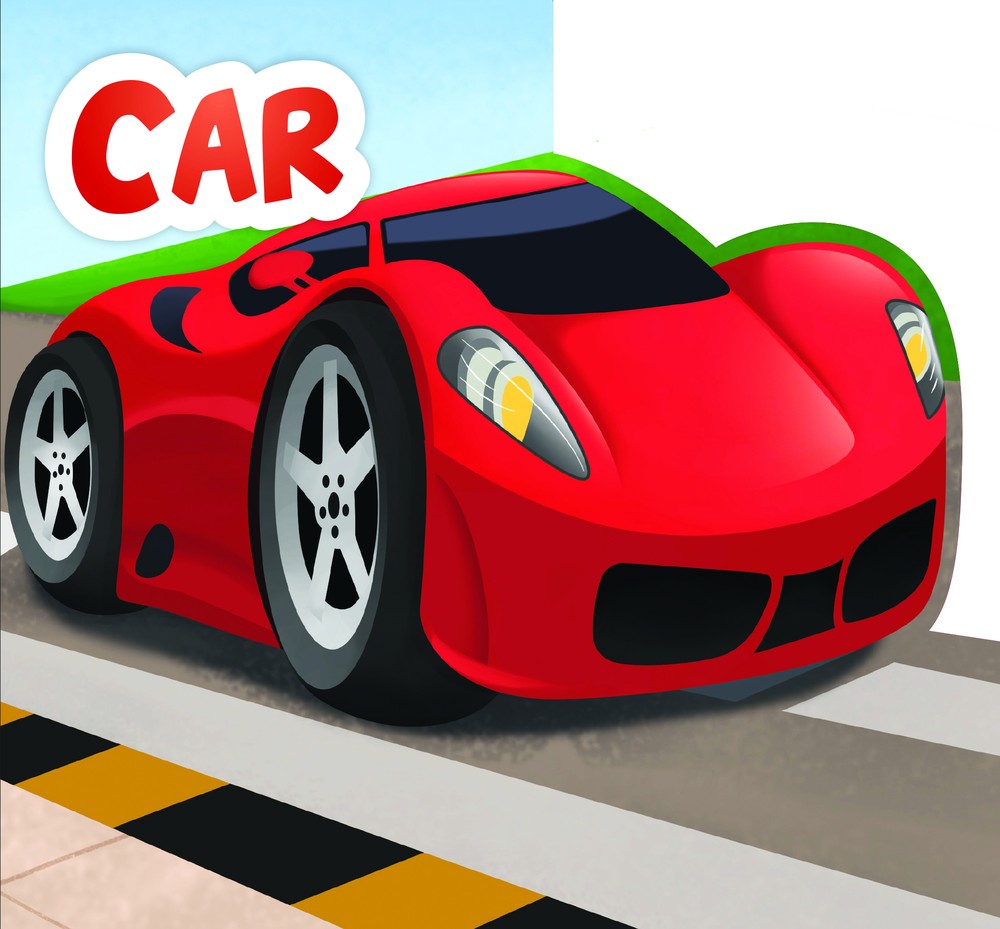 My First Shaped Board Books For Children: Transport – Car