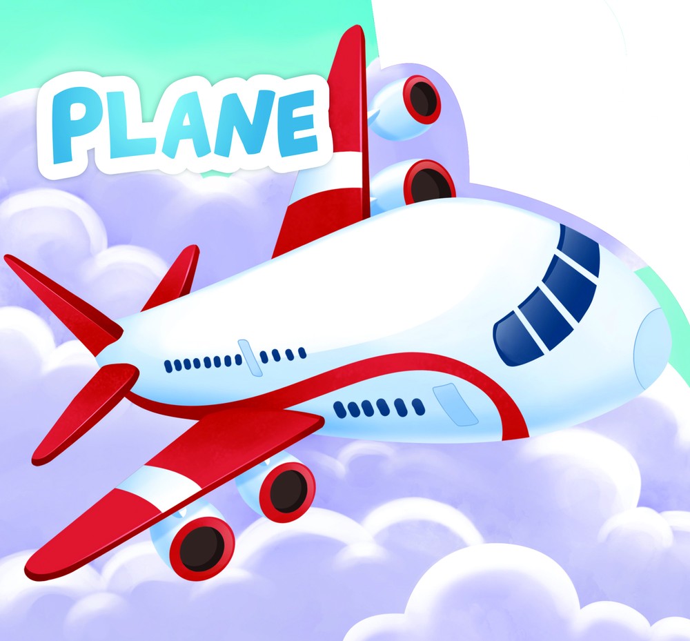 My First Shaped Board Books For Children: Transport – Airplane
